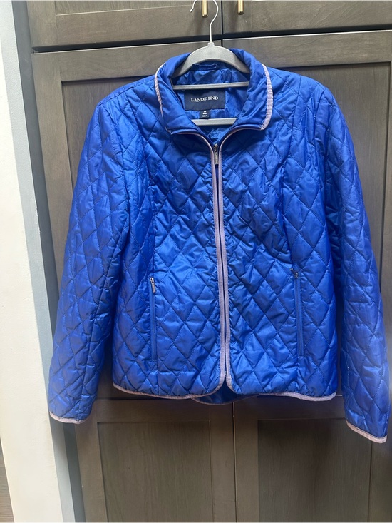 Lands' End Jackets & Blazers - Lands' End Women's Quilted Jacket - Blue size M